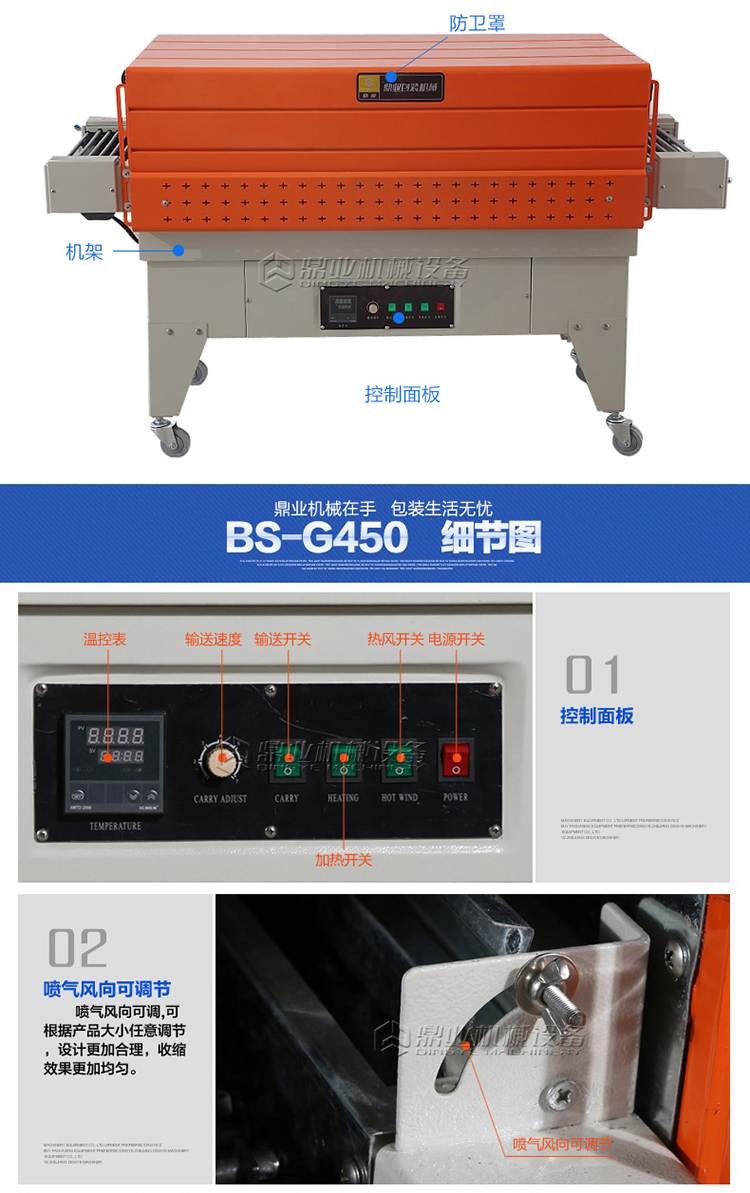 熱收（shōu）縮包裝機（jī）控（kòng）製麵板