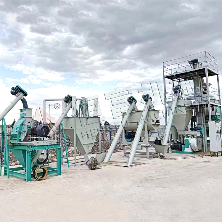 新疆南疆350環模顆（kē）粒飼料機組