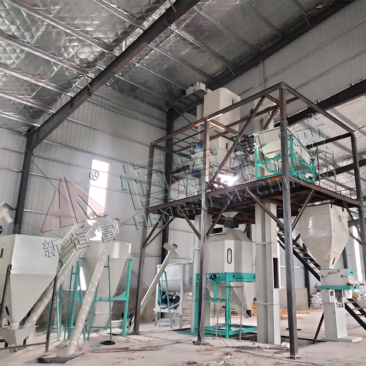 安徽亳州350草粉顆粒飼料（liào）機組（zǔ）