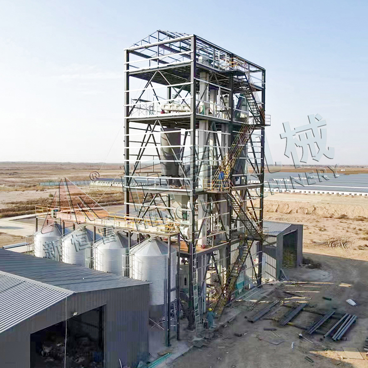 新疆昌吉420草粉（fěn）顆粒飼料機組