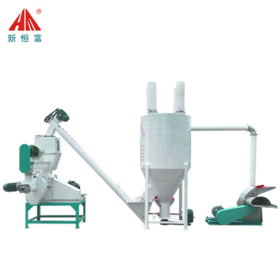 時（shí）產0.4噸草粉顆粒（lì）機組